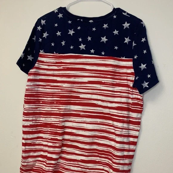 Kim Rogers American flag Tshirt, size Medium. Red white and blue design. - Picture 5 of 6
